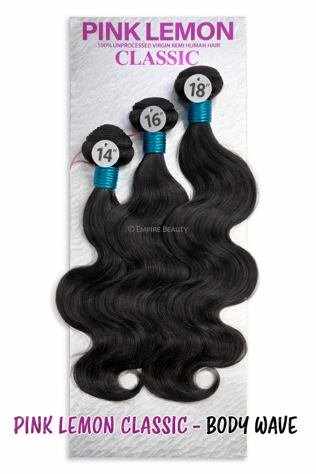 CLASSIC PINK LEMON Brazilian 3 Bundle Multi Pack - Body Wave CLASSIC PINK LEMON Brazilian 3 Bundle Multi Pack - Body Wave