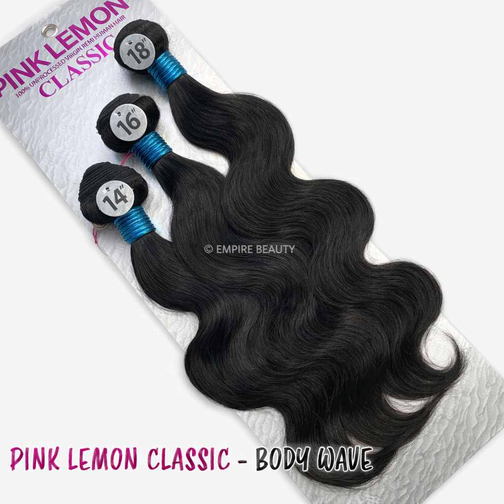 CLASSIC PINK LEMON Brazilian 3 Bundle Multi Pack - Body Wave_1
