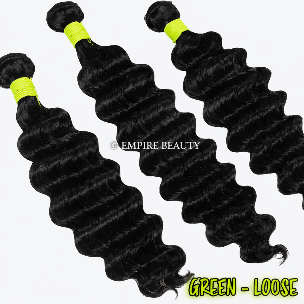 GREEN PACK Single Bundle - Loose Wave_2 GREEN PACK Single Bundle - Loose Wave_2