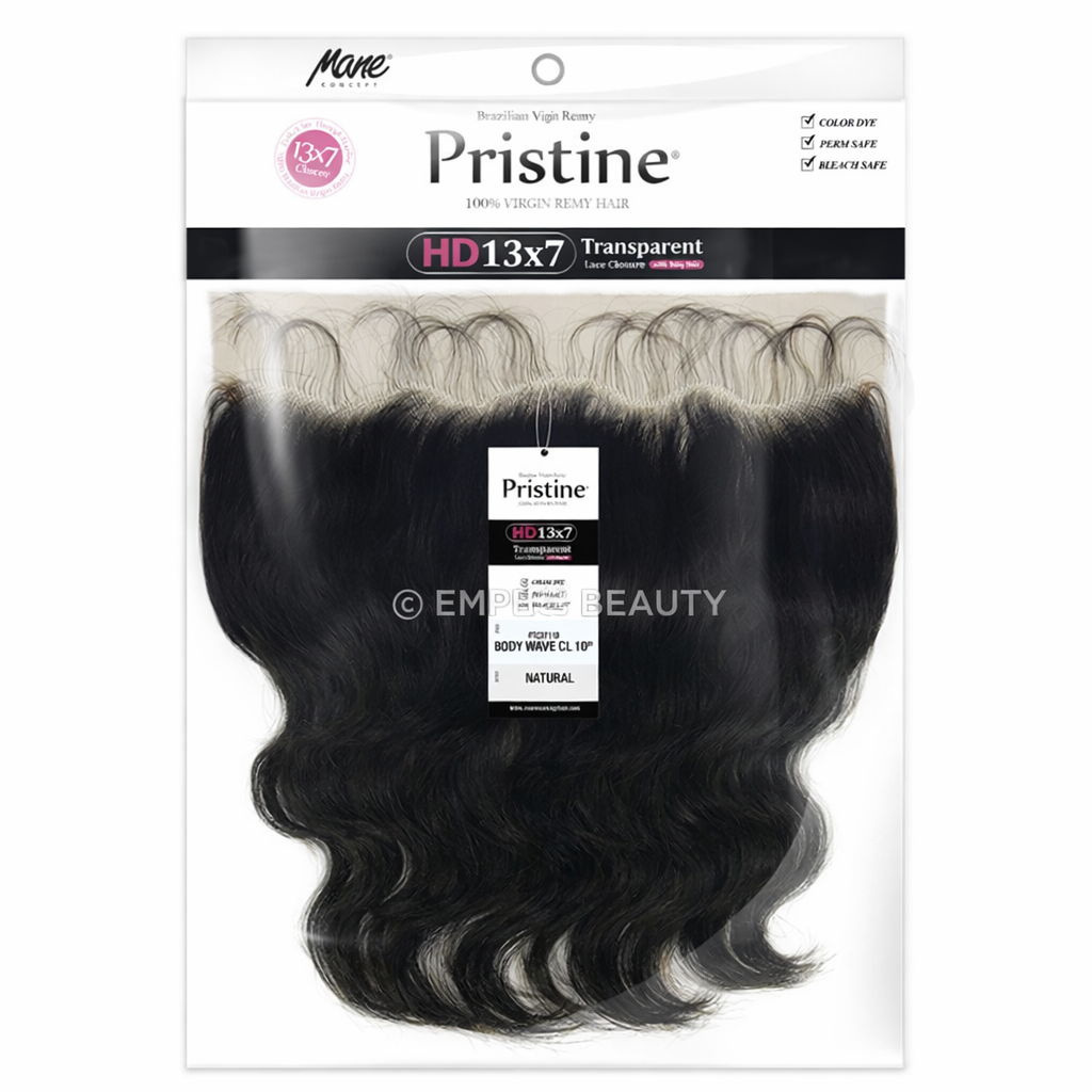 MANE CONCEPT Pristine 100% Human Hair 13x7 HD Transparent Frontal - Body Wave MANE CONCEPT Pristine 100% Human Hair 13x7 HD Transparent Frontal - Body Wave