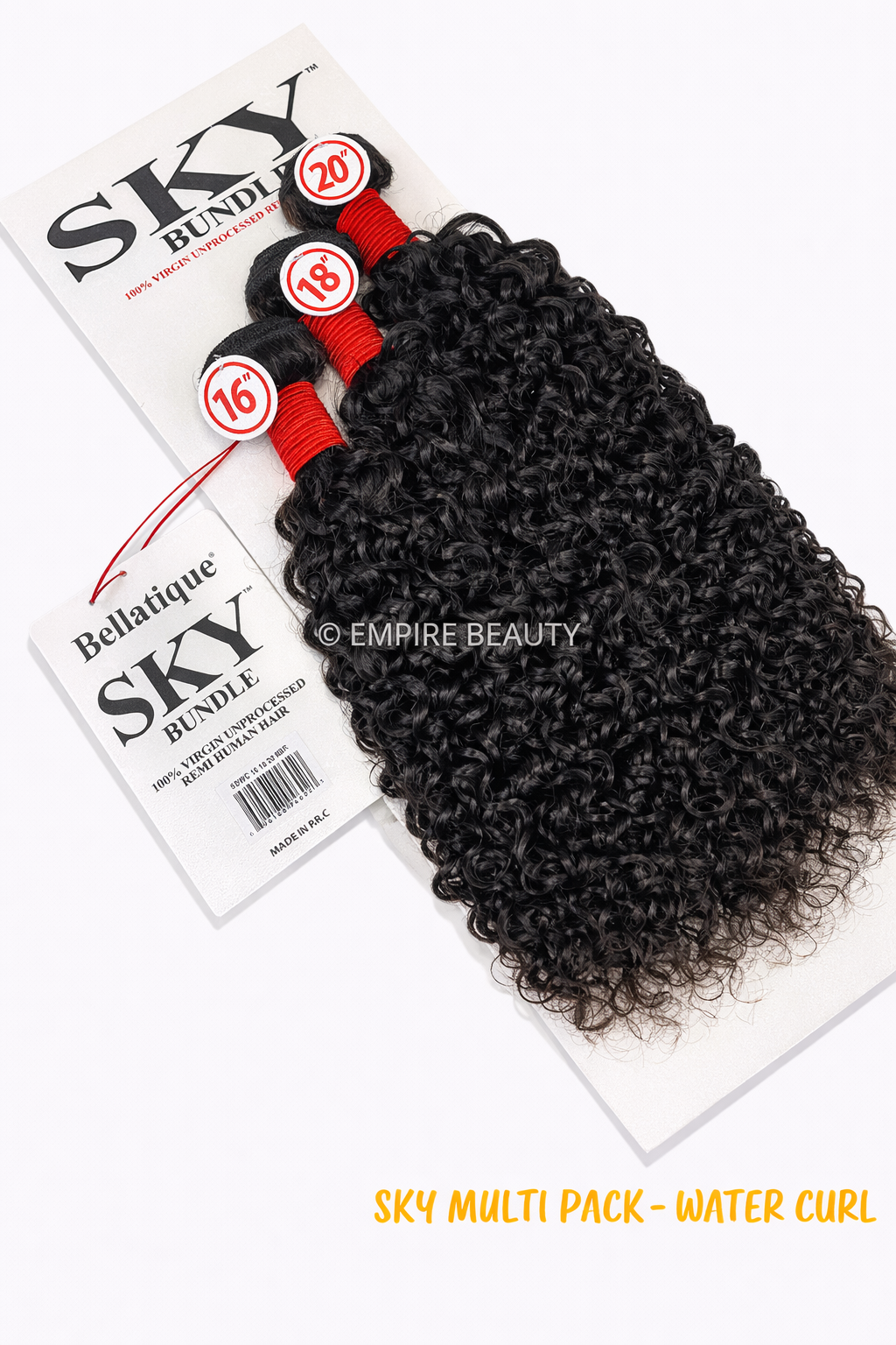 SKY 100% Virgin Human Hair Multi Pack - Water Curl (10- 24)_1