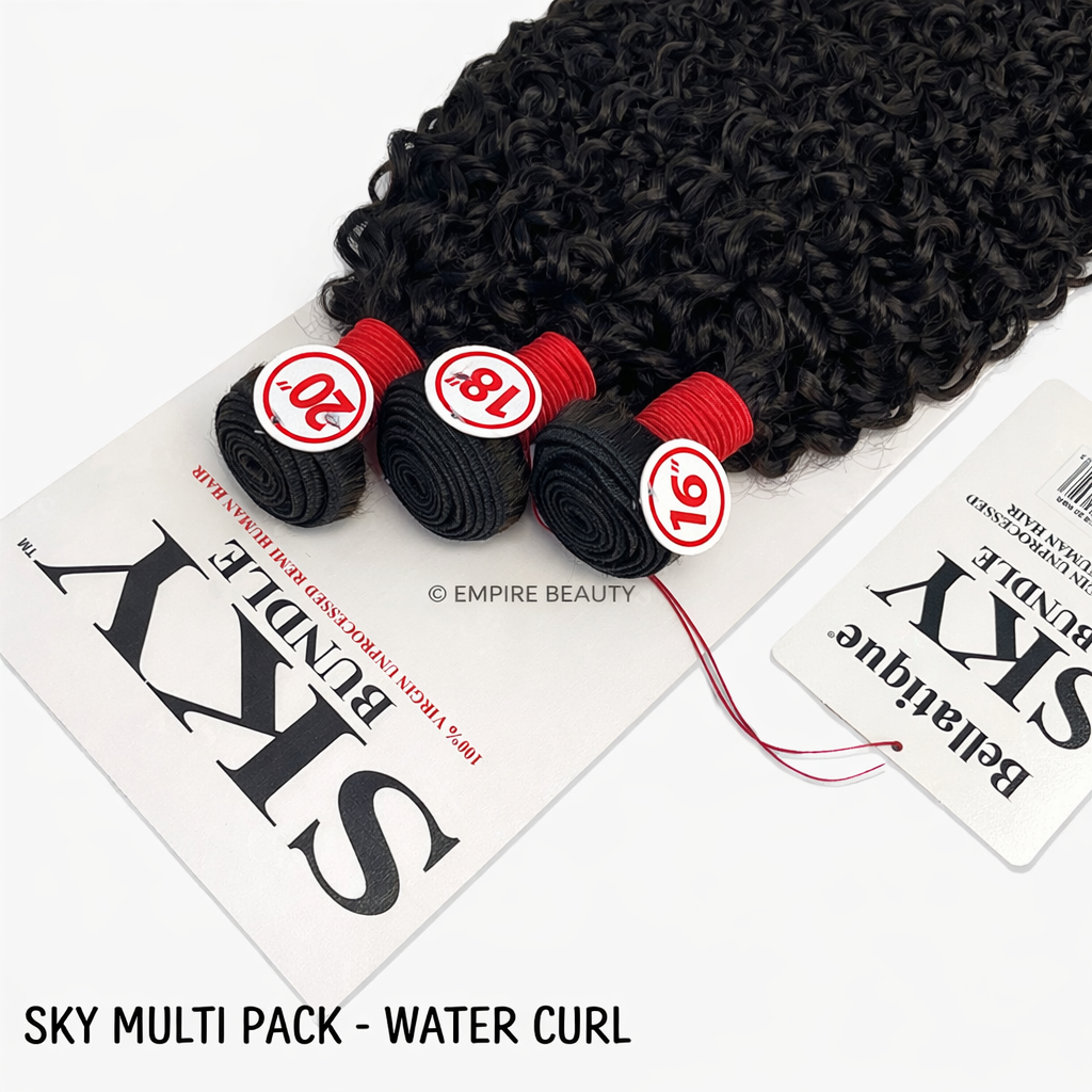 SKY 100% Virgin Human Hair Multi Pack - Water Curl (10- 24)_2