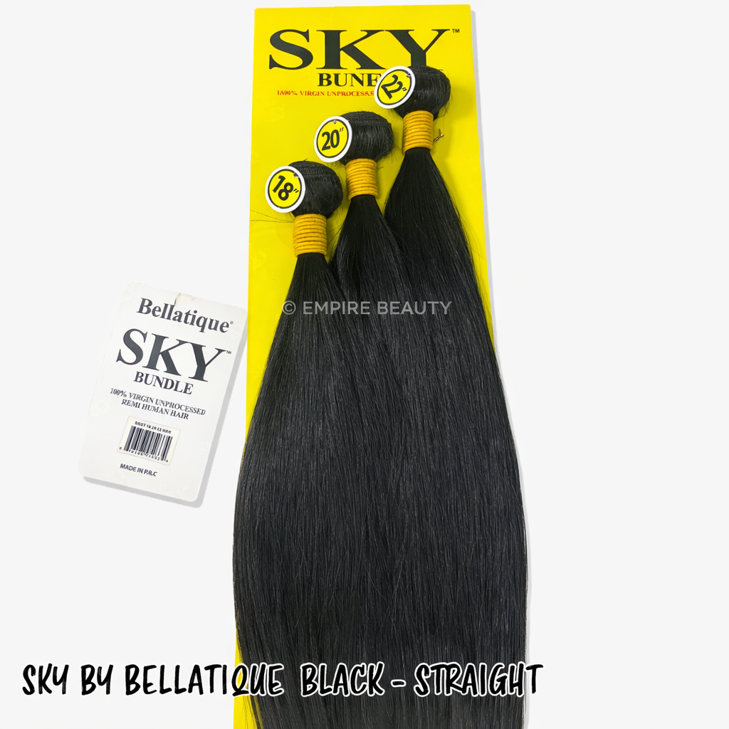 SKY By Bellatique Black 100% Virgin Human Hair Multi Pack - Straight (10- 30)_1 SKY By Bellatique Black 100% Virgin Human Hair Multi Pack - Straight (10- 30)_1