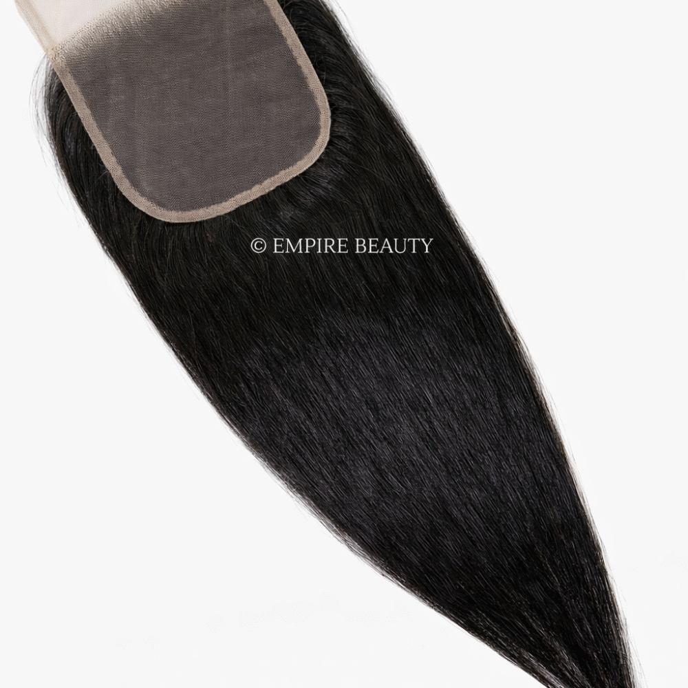 Silver Unprocessed 100% Human Hair HD 5X5 Lace Closure - Straight (10-20)