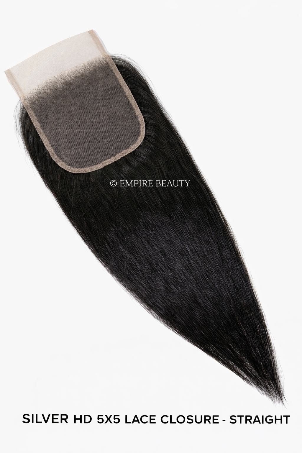 Silver Unprocessed 100% Human Hair HD 5X5 Lace Closure - Straight (10-20) Silver Unprocessed 100% Human Hair HD 5X5 Lace Closure - Straight (10-20)