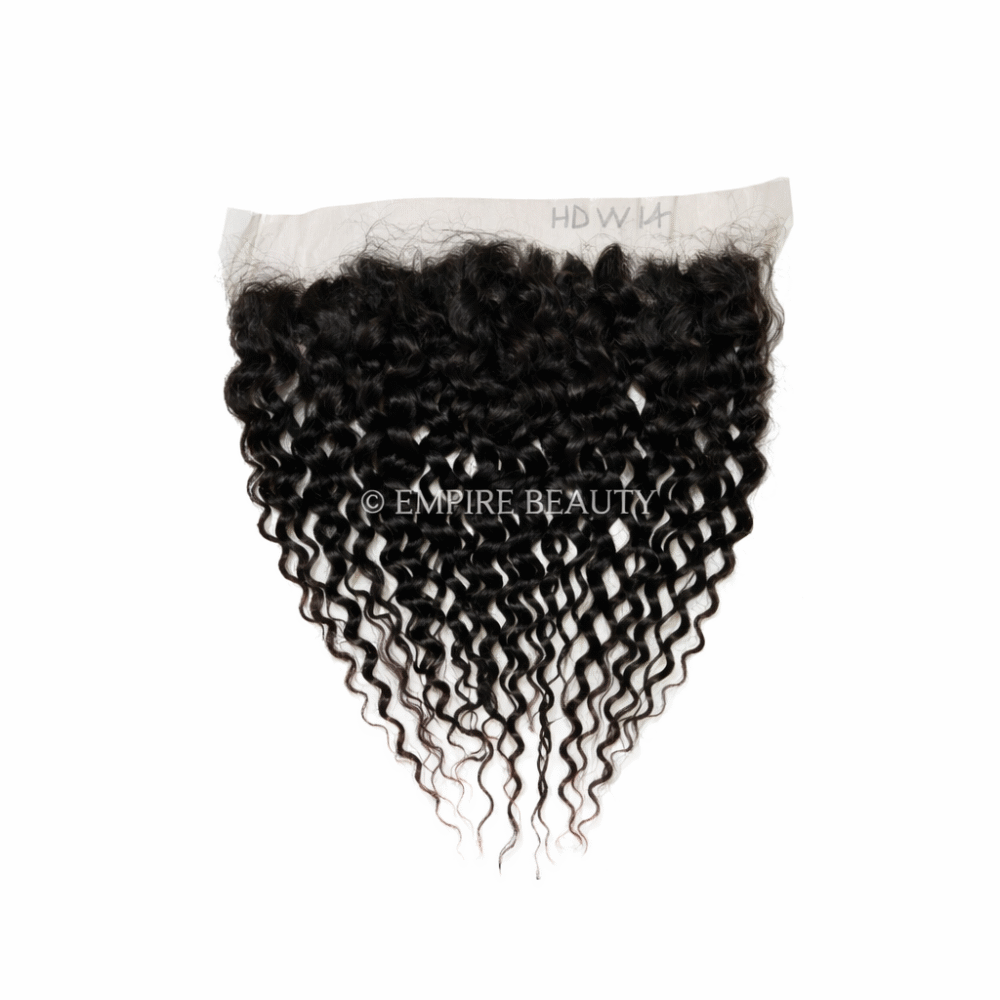 Silver Unprocessed 100% Virgin Remi Human Hair HD Lace 13x4 Frontal - WATER WAVE