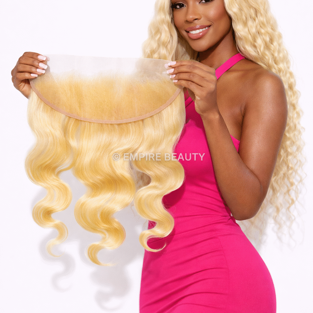 Silver Unprocessed 100% Virgin Remi Human Hair HD Lace 613 13x4 Frontal - Body Wave (10 - 20)