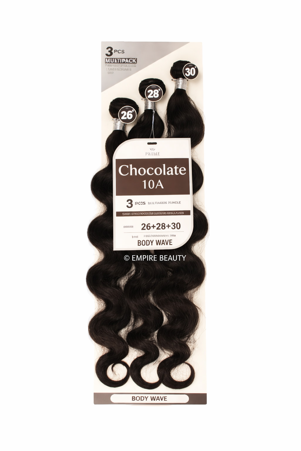 CHOCOLATE 10A Body Wave Multipack 100% Natural Human Hair CHOCOLATE 10A Body Wave Multipack 100% Natural Human Hair