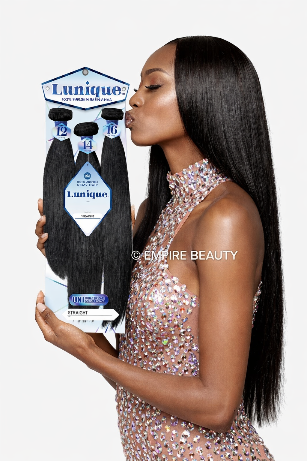 LUNIQUE 15A Virgin Remy 100% Human Hair Multi Pack - Straight LUNIQUE 15A Virgin Remy 100% Human Hair Multi Pack - Straight