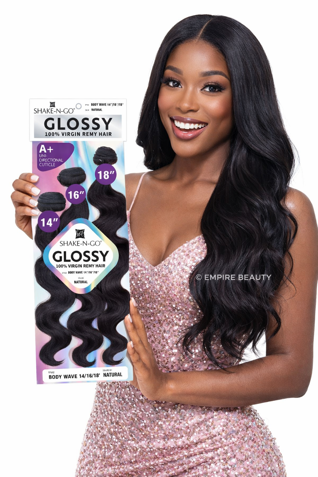 SHAKE N GO Glossy 100% Virgin Remy Hair Multi Pack - Body Wave_1